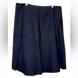 Vintage Venezia Black Skirt 97% Cotton W 36”, L 25”